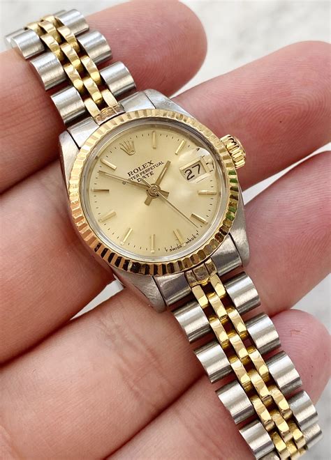 rolex lady datejust steel and gold|rolex datejust gold price.